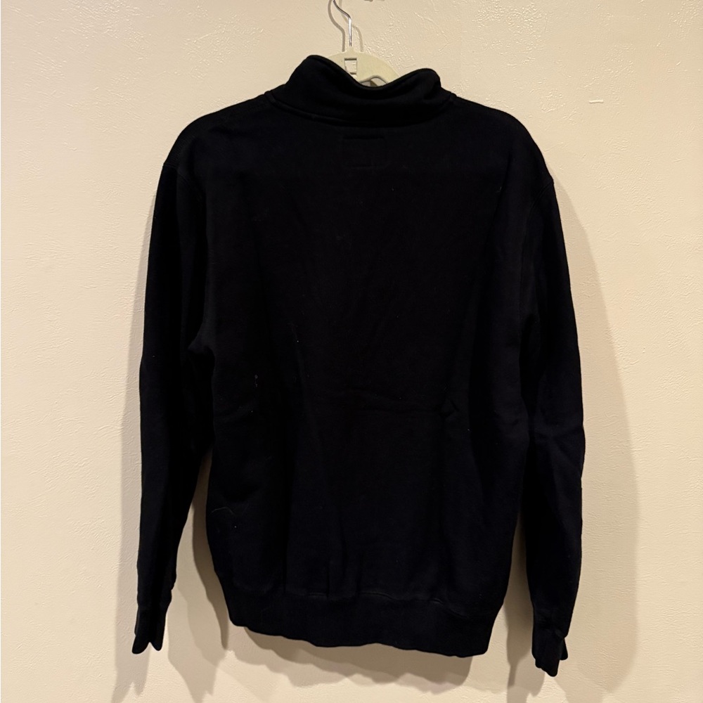 Roots Black Men’s Sweater/ Quarter Ziop - Picture 2 of 3